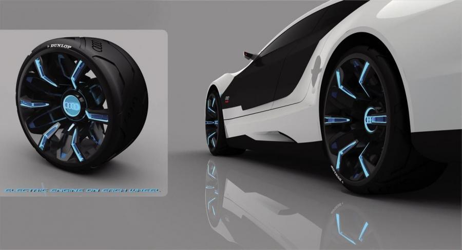  Audi A9 Concept By Daniel Garcia 2018 года  (фото 4 из 9)